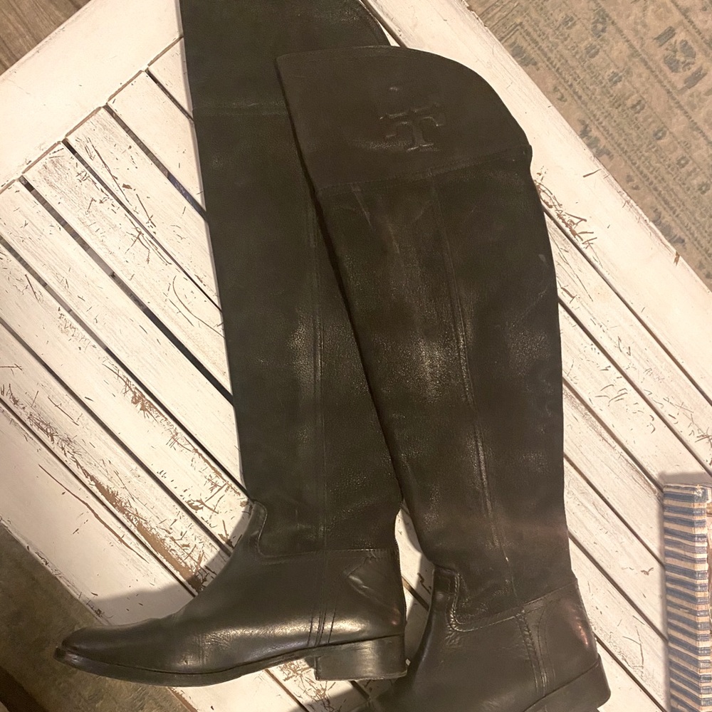 Tory Burch black tall boots